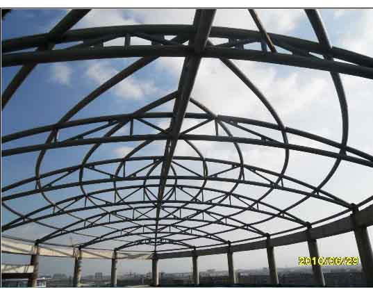 宁波中煤朔州宾馆管桁架工程